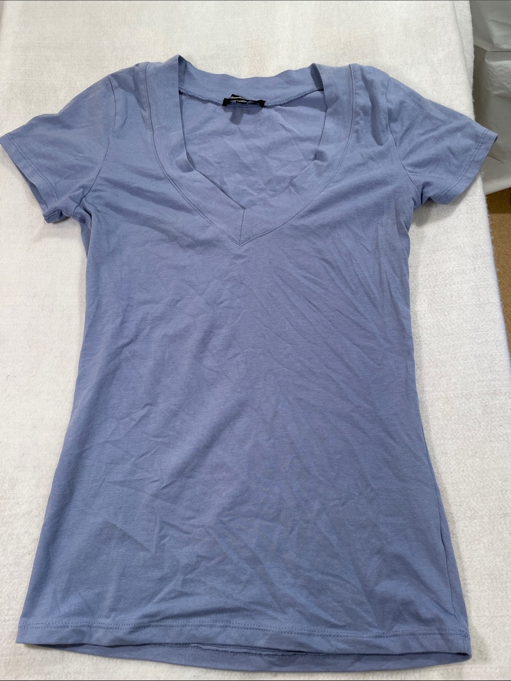 Ambiance Lavender V-Neck Short Sleeve Tee